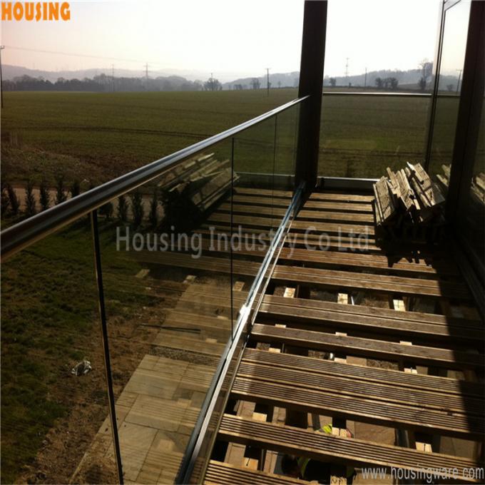 aluminum handrail fittings frameless glass balcony systems
